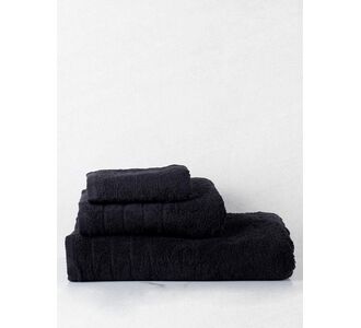 Πετσέτα πενιέ Dory 21 Black Μπάνιου (80x150) Sunshinehome |  Πετσέτες Μπάνιου στο espiti
