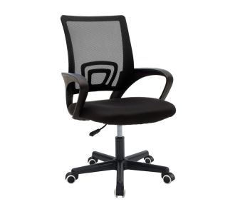 Καρέκλα γραφείου εργασίας Berto I pakoworld ύφασμα mesh μαύρο 56x47x85-95εκ |  Καρέκλες γραφείου στο espiti