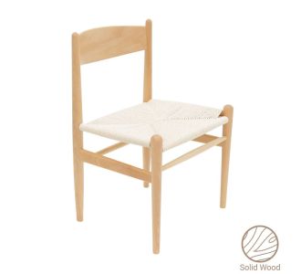 Καρέκλα Conan pakoworld φυσικό ξύλο oξιάς-έδρα φυσικό σχοινί 52x46x78εκ |  Καρέκλες στο espiti