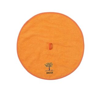 Στρογγυλή πετσέτα με κρεμαστράκι (48cm) πορτοκαλί GREECE 5206978160417 SilkFashion |  Πετσέτες Κουζίνας στο espiti