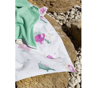 Πετσέτα Θαλάσσης δύο όψεων 75x150 - Mermaids Nima Kids |  Πετσέτες Θαλάσσης στο espiti