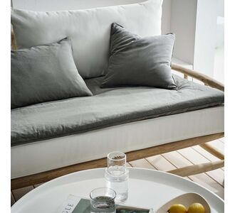 Sofa Quilt 80x200cm GOFIS HOME  Valerie Graphite Grey 381 |  Τραβέρσες  στο espiti