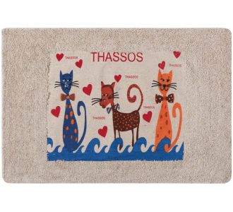 Πατάκι γάτα THASSOS (50cm x 80cm) 6978000005176 SilkFashion |  Πατάκια Μπάνιου στο espiti