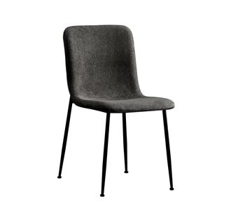 Καρέκλα Gratify pakoworld ανθρακί μπουκλέ ύφασμα-πόδι μαύρο μέταλλο 43x56x83εκ |  Καρέκλες στο espiti