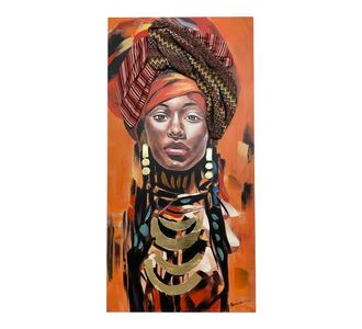 Πίνακας σε καμβά Afro Inart 70x3x140εκ |  Πίνακες στο espiti