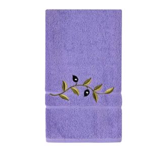 Πετσέτα Προσώπου ( 50cm x 100cm ) Μωβ με κλαδί 5206978159824 SilkFashion |  Πετσέτες Κουζίνας στο espiti