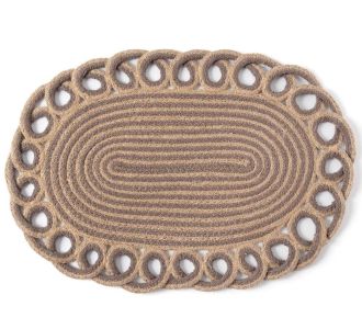 Σουπλά γιούτα 1911 (35cm x 50cm) light grey 5206978158735 SilkFashion |  Σουπλά στο espiti