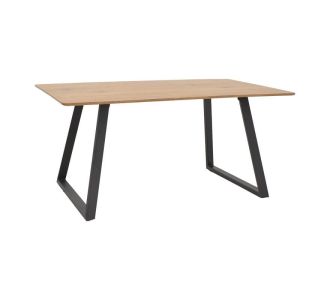 Τραπέζι Winor pakoworld φυσικό mdf-πόδι μαύρο μεταλλικό 160x90x75εκ |  Τραπέζια στο espiti