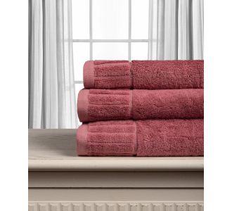 Βαμβακερή πετσέτα ΜΕΛΩΔΙΑ 600gsm (40cm x 60cm) teracotta 5206978163883 SilkFashion |  Σετ Πετσέτες στο espiti