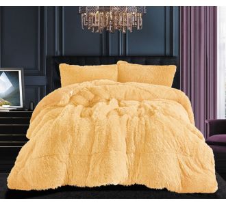 Κουβερτοπάπλωμα μαλλιαρό (170cm x 220cm) gold 5206978074264 SilkFashion |  Κουβερτοπαπλώματα  στο espiti