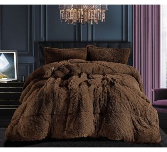 Κουβερτοπάπλωμα μαλλιαρό (170cm x 220cm) coffee 5206978074301 SilkFashion |  Κουβερτοπαπλώματα  στο espiti