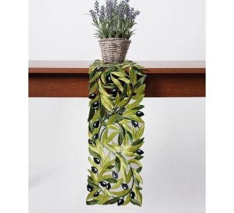 Τραβέρσα 2352 (20cm x 200cm) μαύρη ελιά 5206978162053 SilkFashion |  Τραπεζομάντηλα στο espiti