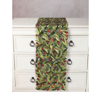 Τραβέρσα 2352 (30cm x 160cm) κόκκινη ελιά 5206978152022 SilkFashion |  Τραπεζομάντηλα στο espiti
