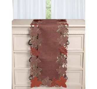 Τραβέρσα 19612 (38cm x 172cm) κεραμιδί 5206978166211 SilkFashion |  Τραπεζομάντηλα στο espiti