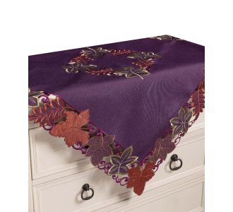 Τραπεζοκαρέ 19612 (130cm x 130cm) μώβ 5206978166174 SilkFashion |  Τραπεζομάντηλα στο espiti