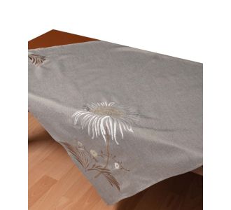 Τραπεζοκαρέ 5126 (130cm x 130cm) γκρί  5206978166600 SilkFashion |  Τραπεζομάντηλα στο espiti