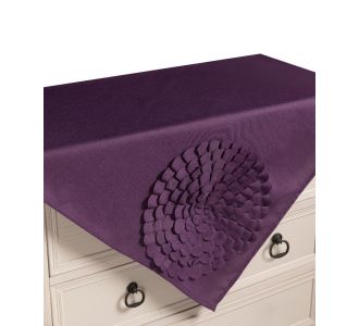 Τραπεζοκαρέ 538 (130cm x 130cm) μώβ  5206978166419 SilkFashion |  Τραπεζομάντηλα στο espiti
