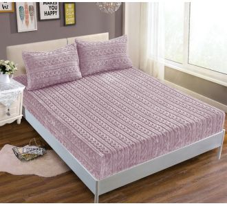 Σεντόνι fleece braid (160cm x 200cm ) λιλά 5206978163487 SilkFashion |  Σεντόνια Υπέρδιπλα / King Size στο espiti