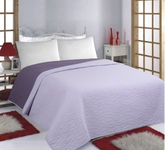 ΚΟΥΒΕΡΛΙ σετ (240cm x 260cm) WAVES lila/purple 5206978075018 SilkFashion |  Κουβερλί Υπέρδιπλα στο espiti
