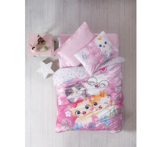 Παιδικό Σετ Κουβερλί MEOW 100% Βαμβάκι 170 x 240 + 1 μαξιλαροθήκη 50 x 70 εκ. MADI |  Κουβερλί Παιδικά στο espiti