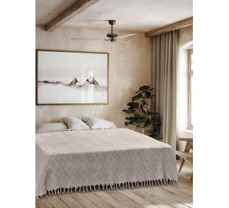 Κουβέρτα Πικέ Ζακάρ TIFOON BEIGE Βαμβάκι 220 x 240 εκ. MADI |  Κουβέρτες Βαμβακερές Υπέρδιπλες στο espiti