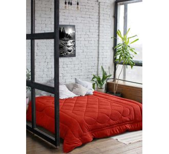Κουβερτοπάπλωμα COMFY RED 160 x 220 εκ. MADI |  Κουβερτοπαπλώματα  στο espiti