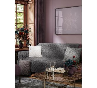 Ριχτάρι OBLONG GREY PET 180 x 180 εκ. MADI |  Ριχτάρια στο espiti