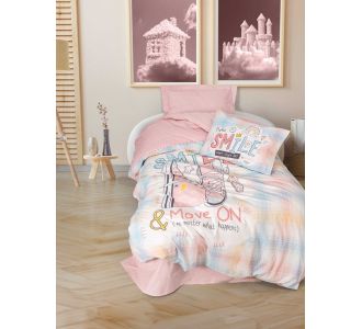 Παιδικό Σετ Κουβερλί SMILE 100% Βαμβάκι 170 x 240 + 1 μαξιλαροθήκη 50 x 70 εκ. MADI |  Κουβερλί Παιδικά στο espiti