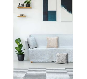 Ριχτάρι ROCOCO CYAN Βαμβάκι 170 x 180 εκ. MADI |  Ριχτάρια στο espiti