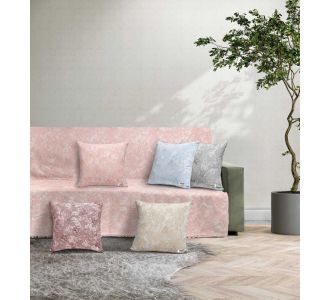 Ριχτάρι FERN PINK Βαμβάκι 170 x 180 εκ. MADI |  Ριχτάρια στο espiti
