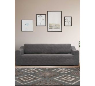 Ελαστικά καλύμματα καναπέ FLEX GREY PET & SPANDEX Σετ ελαστικά καλύμματα δύο τεμαχίων MADI |  Καλύμματα Σαλονιού(ελαστικά-καπιτονέ) στο espiti