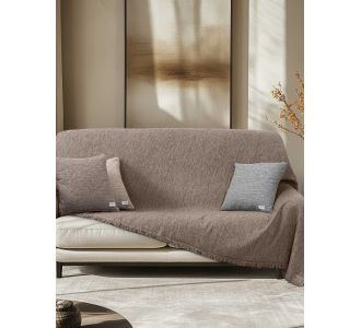 Ριχτάρι AKONIK BROWN PET 170 x 180 εκ. MADI |  Ριχτάρια στο espiti
