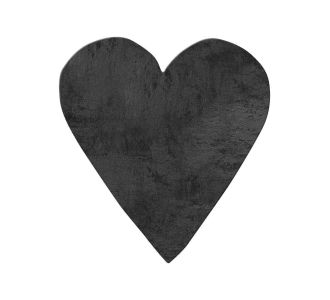 Παδικό Χαλί FEATHERY BLACK HEART 120 x 120 εκ. MADI |  Χαλιά Παιδικά στο espiti