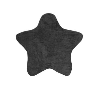 Παδικό Χαλί FEATHERY BLACK STAR 120 x 120 εκ. MADI |  Χαλιά Παιδικά στο espiti