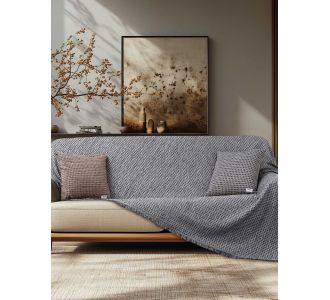 Ριχτάρι MOUVE GREY PET 180 x 340 εκ. MADI |  Ριχτάρια στο espiti