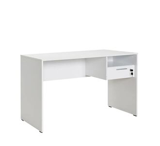 Γραφείο εργασίας Concept Megapap από μελαμίνη σε χρώμα λευκό 120x60x75εκ. |  Γραφεία στο espiti