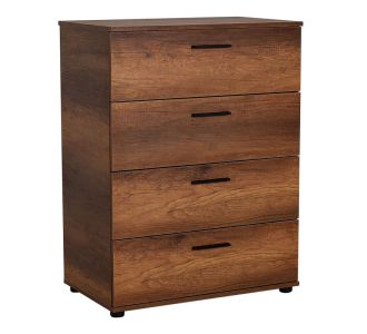 Συρταριέρα μελαμίνης Trendline Megapap σε χρώμα καρυδί 73x44x96εκ. |  Συρταριέρες -Κονσόλες στο espiti