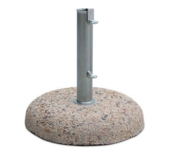 Βάση ομπρέλας τσιμεντένια ψηφιδωτή 25kg. με σωλήνα Φ52cm. |  Ομπρέλες κήπου στο espiti