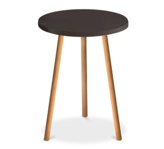 Βοηθητικό τραπεζάκι Roma Megapap από μελαμίνη χρώμα καφέ 33,5x33,5x46εκ. |  Τραπεζάκια βοηθητικά στο espiti