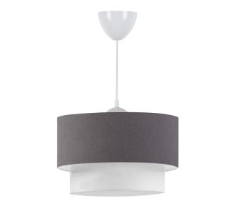 Φωτιστικό οροφής Whitehouse Megapap υφασμάτινο μονόφωτο χρώμα γκρι 30x20x55εκ. |  Οροφής στο espiti