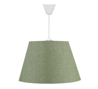 Φωτιστικό οροφής Elanor Megapap υφασμάτινο μονόφωτο χρώμα κυπαρισσί 37x21x70εκ. |  Οροφής στο espiti