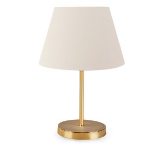 Φωτιστικό επιτραπέζιο Rosenthal Megapap ύφασμα Pvc χρώμα κρεμ/χρυσό 22x17x37εκ. |  Επιτραπέζια στο espiti