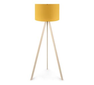 Φωτιστικό δαπέδου Rosling Megapap Mdf/ύφασμα Pvc χρώμα φυσικό/κροκί 38x21x140εκ. |  Δαπέδου στο espiti