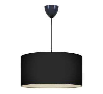 Φωτιστικό οροφής Monahan Megapap υφασμάτινο μονόφωτο χρώμα μαύρο 38x21x70εκ. |  Οροφής στο espiti