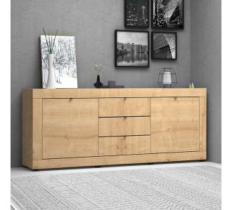 Μπουφές μελαμίνης Ocean Megapap χρώμα sonoma 210x45x86εκ. |  Μπουφέδες στο espiti