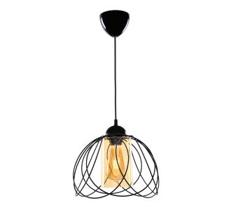 Φωτιστικό οροφής Abilene Megapap E27 μεταλλικό μονόφωτο χρώμα μαύρο 26x26x68εκ. |  Οροφής στο espiti