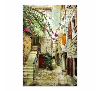 Πίνακας σε καμβά "Picturesque Neighborhood" Megapap ψηφιακής εκτύπωσης 40x60x3εκ. |  Πίνακες στο espiti