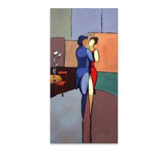 Πίνακας σε καμβά "Dance Couple" Megapap ψηφιακής εκτύπωσης 40x80x3εκ. |  Πίνακες στο espiti