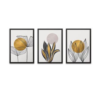 Πίνακας "Plants" Megapap 3 τμχ. σε πλαίσιο 35x45x2εκ. |  Πίνακες στο espiti