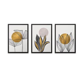 Πίνακας "Plants" Megapap 3 τμχ. σε πλαίσιο 35x45x2εκ. |  Επιπλα στο espiti